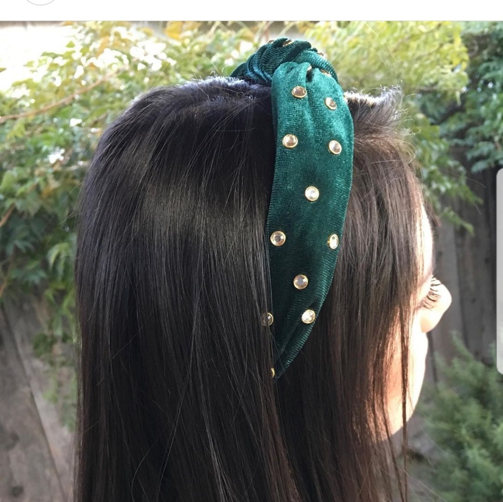 Knot headband with bling